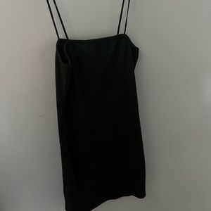 Black mini dress